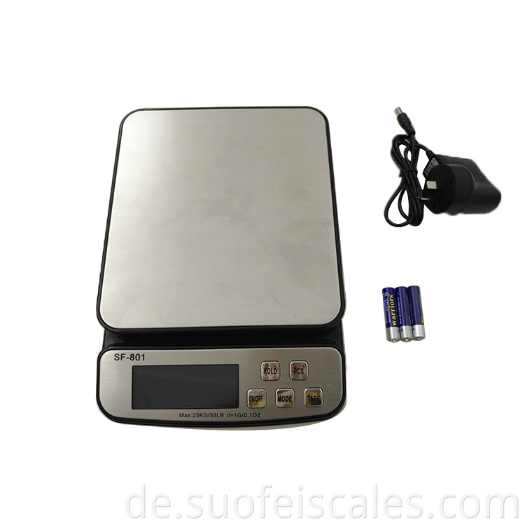 SF-801 Electronic Table Scale 50kg Digital Compact Postage